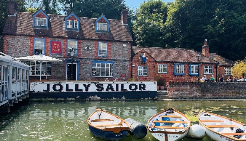 The Jolly Sailor pub, River Hamble